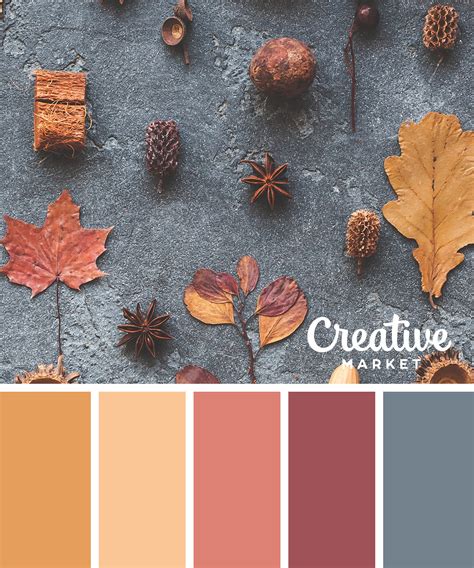 downloadable color palettes  fall creative market blog