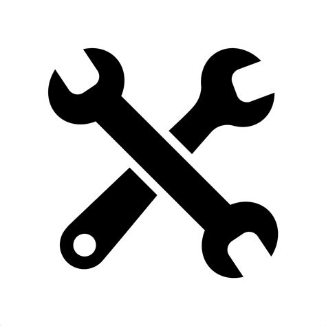 spanner icon vector art icons  graphics