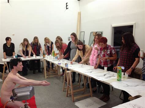 life drawing hen party cfnm