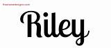 Name Riley Kiley Designs Tattoo Handwritten Freenamedesigns Tag sketch template