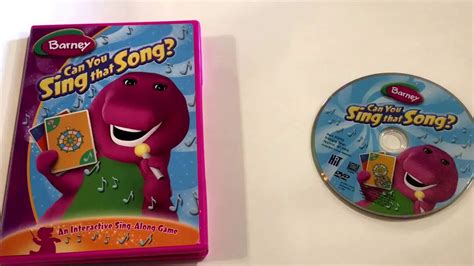 Barney Can You Sing That Song Dvd For Sale B93
