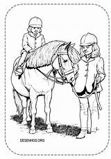 Cavalo Cavalos sketch template