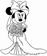 Minnie Mouse Coloring Pages Disney Printable Daisy Mickey Duck Baby Color Clipart Print Head Wedding Clipartmag Getcolorings Colorin Getdrawings sketch template
