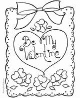 Coloring Valentine Sheets Valentines Color Pages Happy Card Print Printing Help Adult sketch template