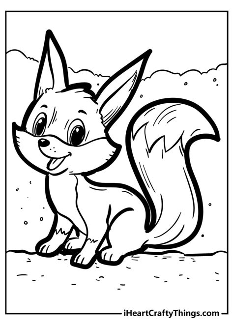 brand  fantastic fox coloring pages
