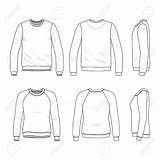 Sweatshirt Drawing Blank Side Women Front Back Getdrawings sketch template