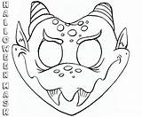 Halloween Mask Coloring Pages Printable Print Top Color Colorings Onlinecoloringpages Sheet Children sketch template