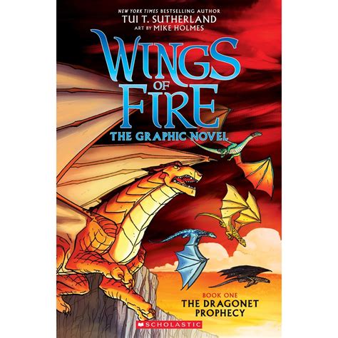 dragonet prophecy wings  fire  graphic  book   tui