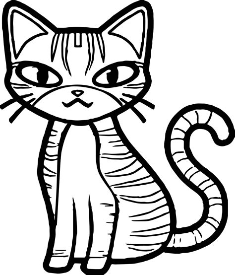 girl cat coloring pages wecoloringpagecom