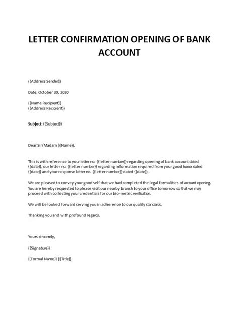 sample  bank verification letter