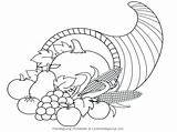 Coloring Cornucopia Pages Fruit Getcolorings sketch template