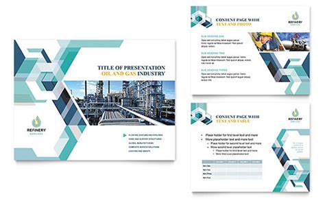 Oil And Gas Company Powerpoint Presentation Template Design