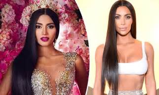 kim kardashian s look alike is the new miss venezuela daily mail online