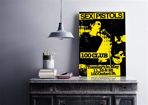 Sex Pistols Poster Sex Pistols Concert Poster Sex Pistols Etsy