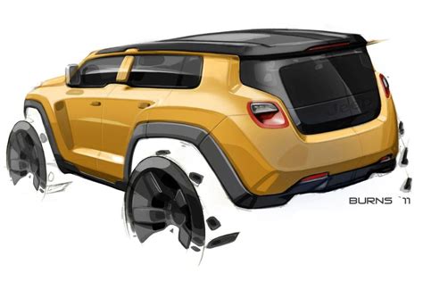 form trends jeep renegade exterior sketches concept car design car