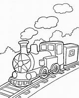 Locomotora Tren Trains Kids sketch template