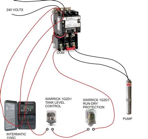 irrigation pump start relay wiring diagram