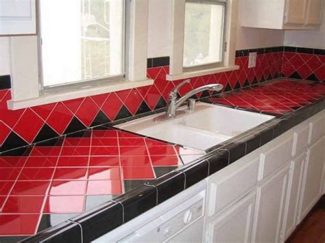 tile countertops cost installed  pros  cons  tile tops countertop costs  options