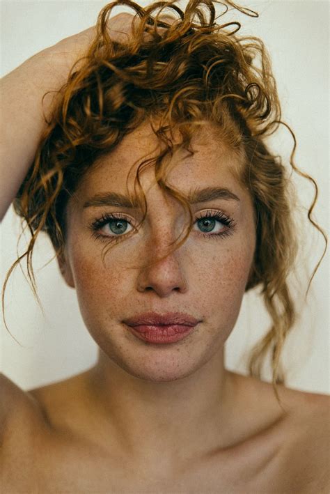 Character Inspiration Beauty Portrait Freckles