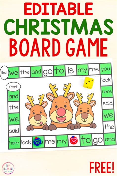 printable christmas editable board game artofit