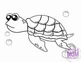 Turtle Animal Dolphin Simplemomproject sketch template