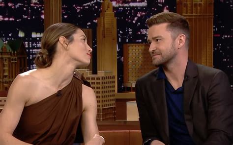 dlisted justin timberlake flirted with jessica biel on instagram after that hand holding snafu