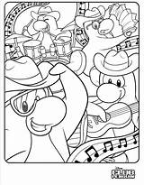 Coloring Penguin Club Pages Disney Agent Secret Band Water Penguins H2o Just Add Popular Update Coloringhome sketch template