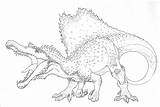 Spinosaurus Drawing Deviantart Getdrawings sketch template