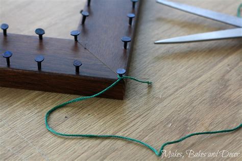 String Art Frame Tutorial Makes Bakes And Decor