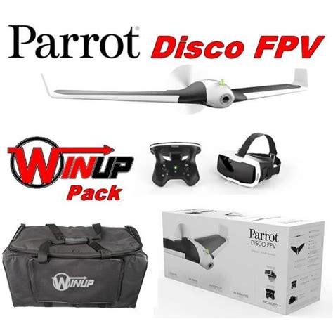 pack drone parrot disco fpv aile volante cockpitglasses skycontroller  sac de transport