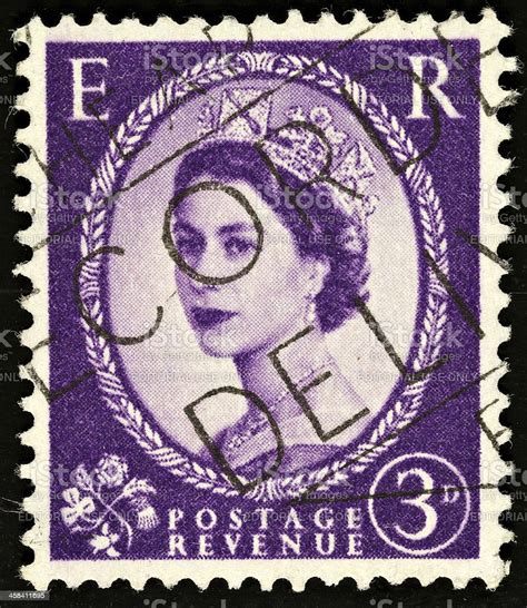 british vintage reina isabel ii sello postal foto de stock y más banco
