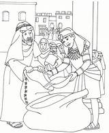 Coloring Joseph Pharaoh Egypt Clipart Library His sketch template