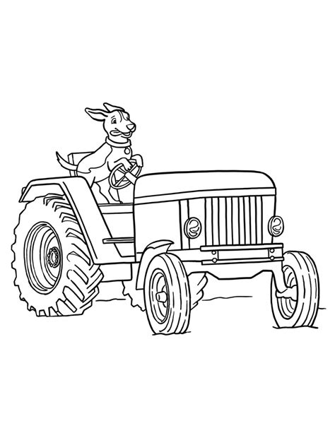 tractor coloring pages printable printable word searches