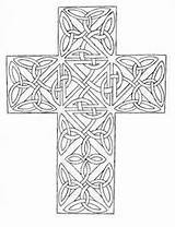 Cross Celtic Coloring Patterns Pages Choose Board sketch template