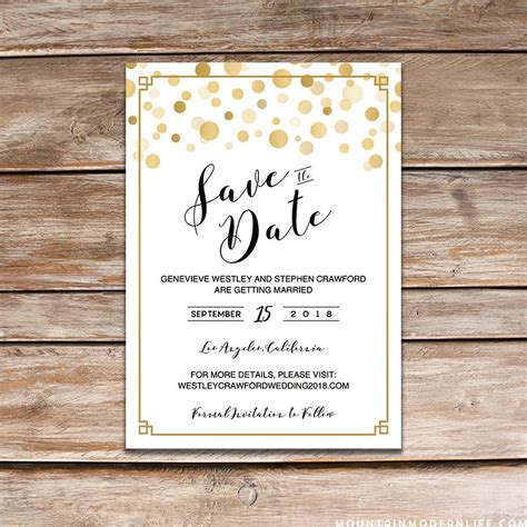 printable save  date wedding templates