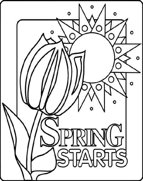 spring starts coloring page crayolacom