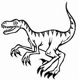 Velociraptor Coloring Pages Dinosaur Raptor Online Coloriage Color Dinosaure Print Drawing Jurassic Imprimer Dessin Thecolor Dinos Boys Dinosaurs Colour Animals sketch template