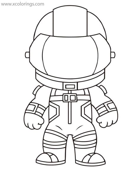 fortnite coloring pages chibi dark voyager xcoloringscom