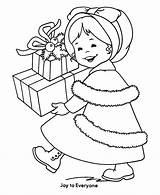 Coloring Pages Christmas Kids Bible Printables Girl Joy Drawing Everyone Presents Xmas Children Getdrawings Coloringhome sketch template