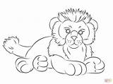 Coloring Lion Webkinz Pages Cat Drawing Printable sketch template