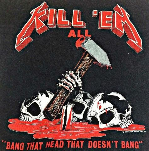 kill em all bandas de metal banda de rock kiss carteles de rock