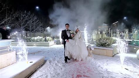 ‫کلیپ عروسی در بارش برف زیبای زمستانی توسط استودیو تصویر داغ‬‎ youtube