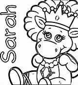 Bop Coloring Baby Sarah Pages Wecoloringpage sketch template