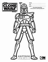 Clone Coloring Trooper Pages Wars Star Rex Captain Drawing Arc Commander Ausmalbilder Sheets Colouring Color Lego Sheet Cody Drawings Easy sketch template