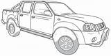 Navara D22 Nissan 1997 2006 Drawing D21 Aerpro 1992 Drawings sketch template