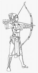 Archer Clipartist sketch template