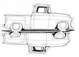 Trucks 1957 Silverado Pickup Camioneta Lifted Dually Pickups Kleurplaten Chevytrucks 1951 Dibujar Carro Carritos Trucckdriversnetworkk sketch template