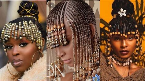 beaded braids hairstyles compilation for slay ladies 2021 trending