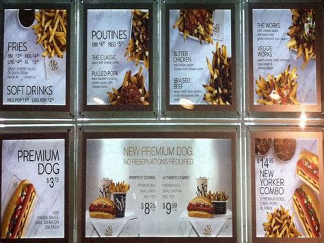 New York Fries Menu Menu For New York Fries Central Burnaby Burnaby