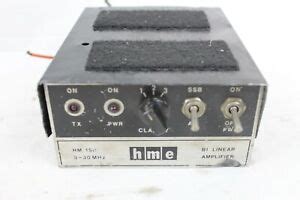 hme bi linear amplifier cb ham radio hm electronics hm  mhz equipment ebay